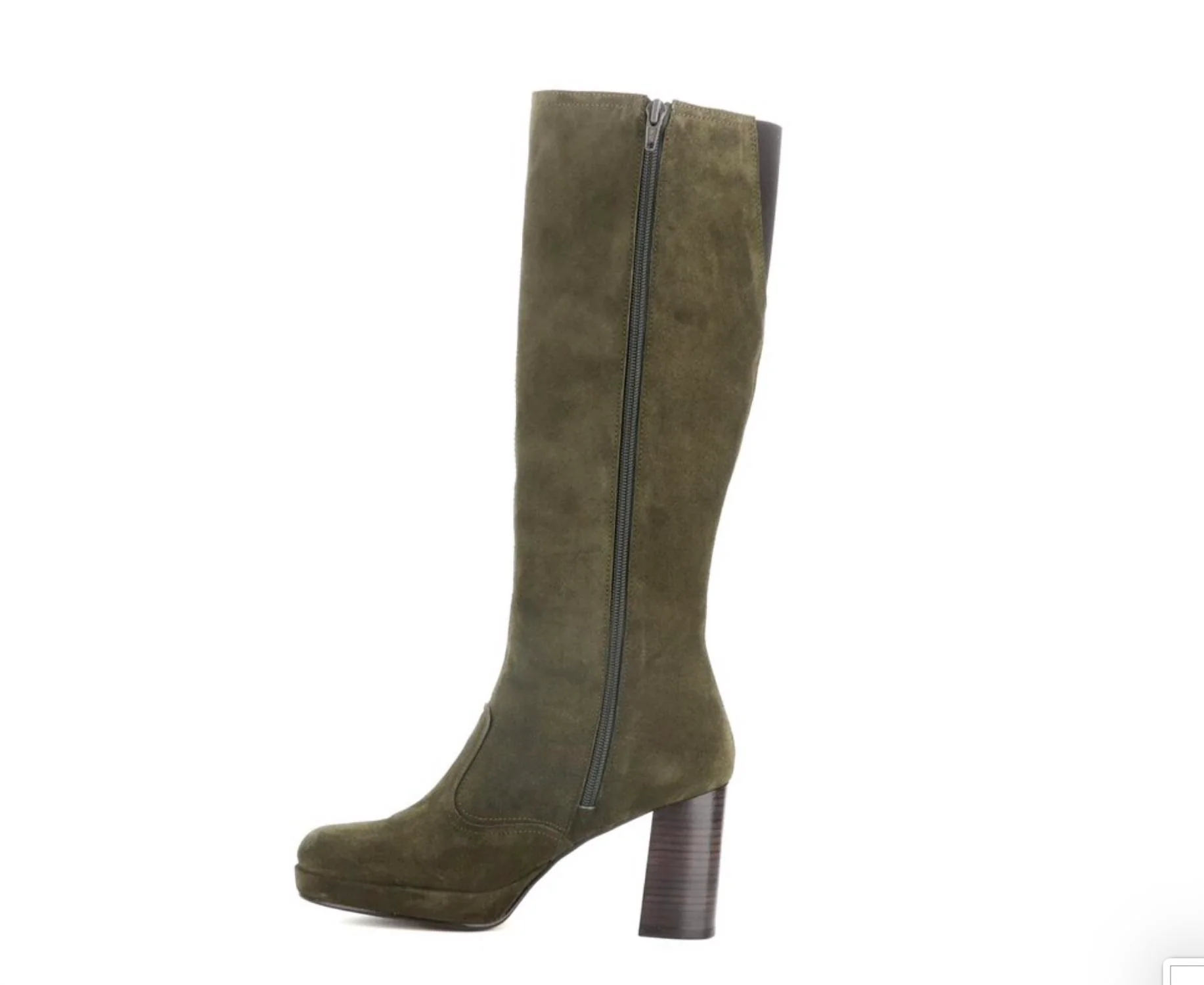 Women's Zip Up Boots In Aspen - Image 2