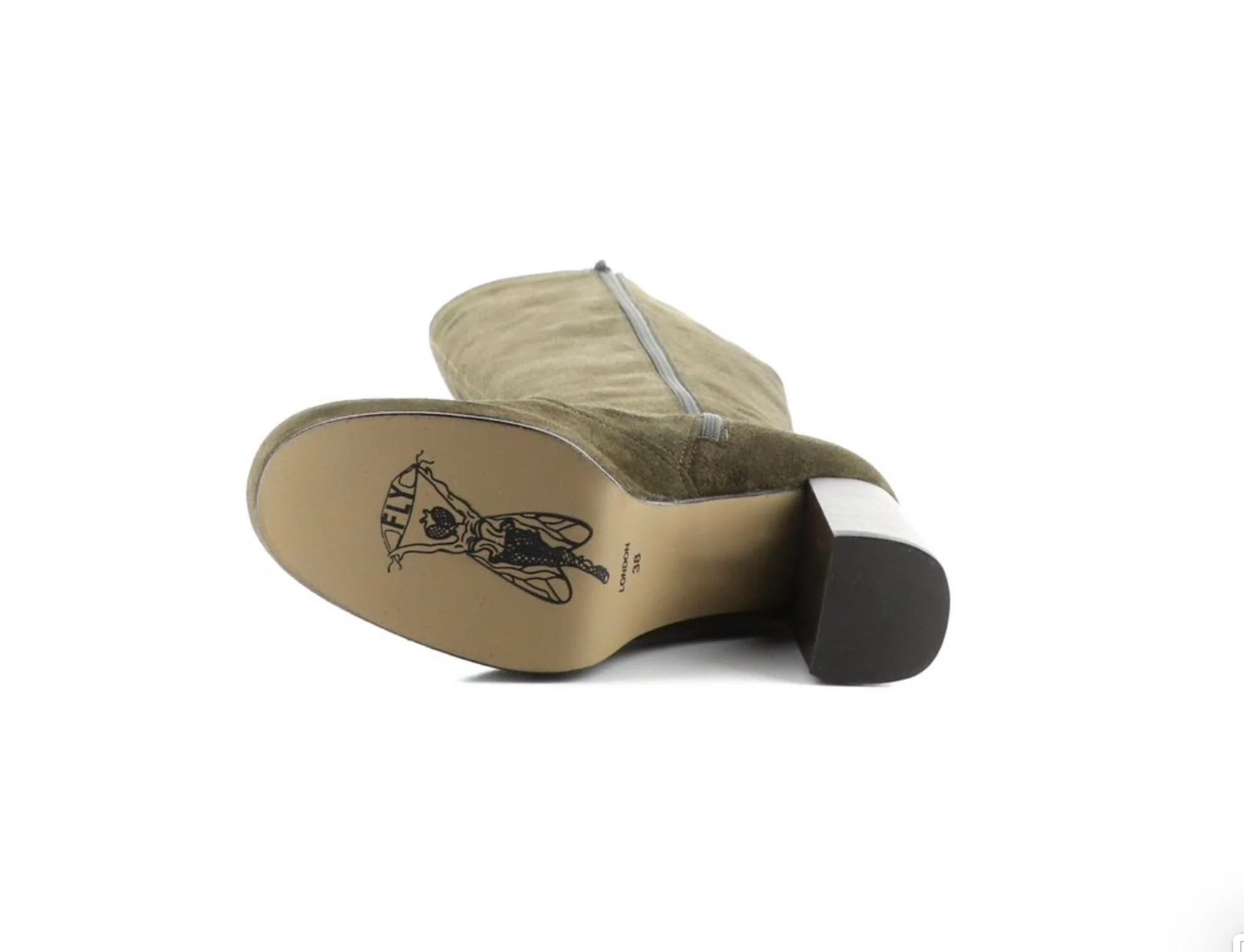 Women's Zip Up Boots In Aspen - Image 4