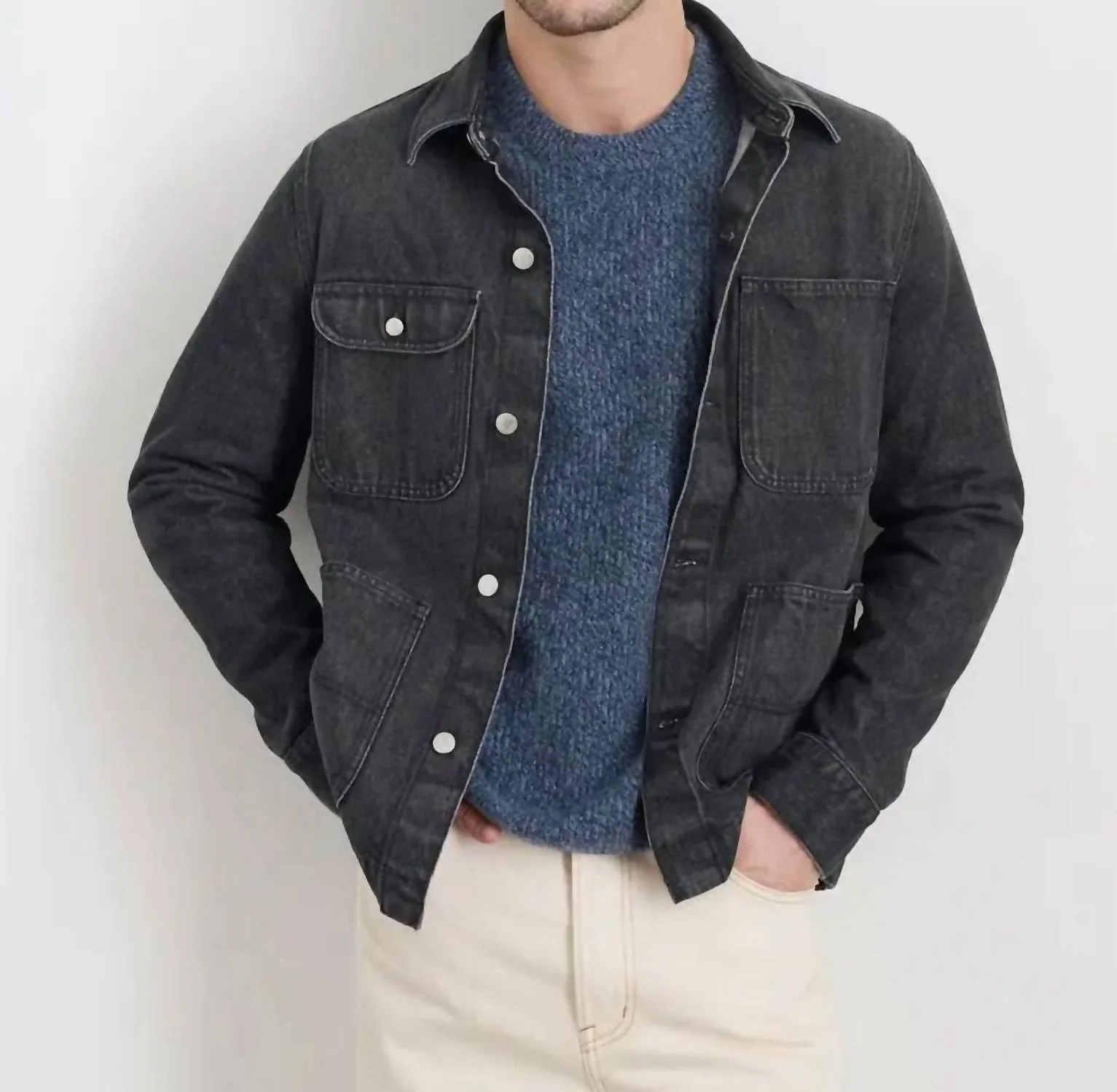 Work Jacket In Black