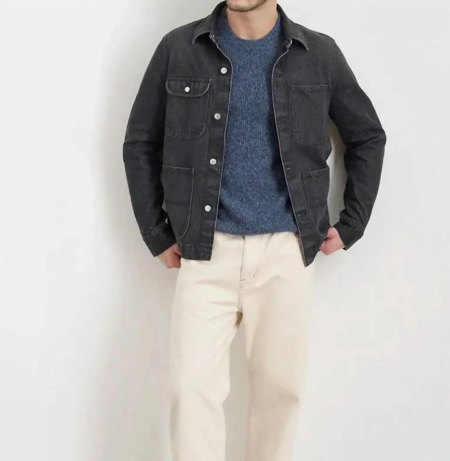 Work Jacket In Black - Image 3