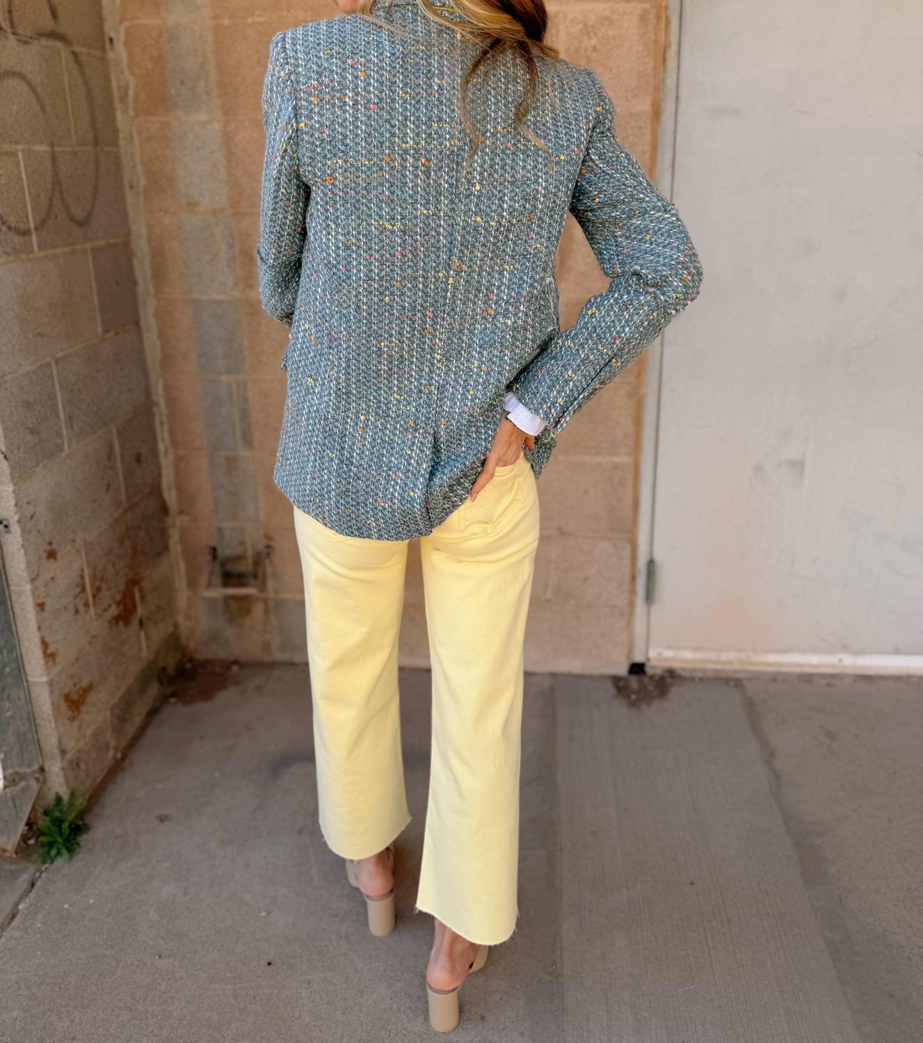 Workday Love Rises Blazer In Multi - Image 5