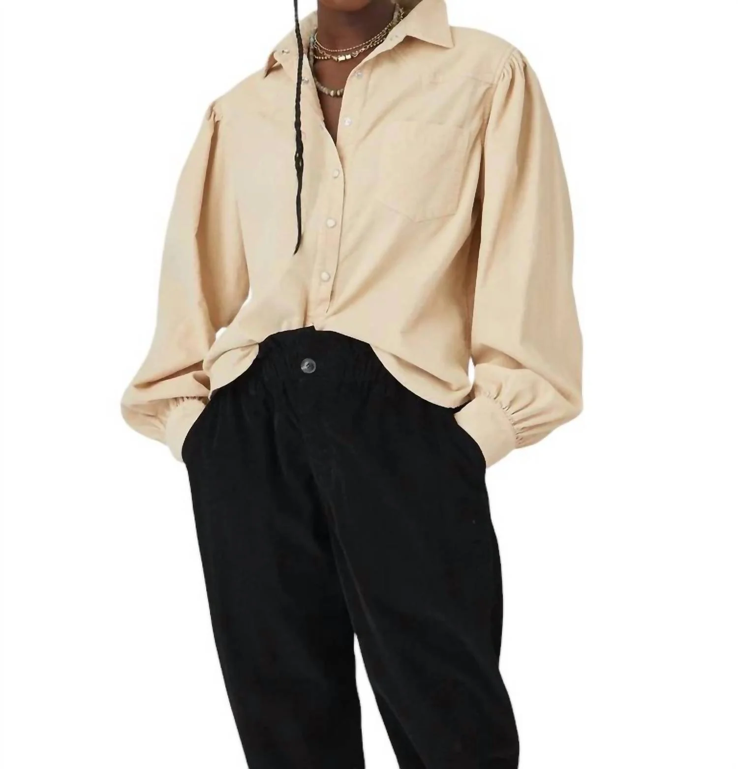 Wylan Shirt In Biscotti - Image 2
