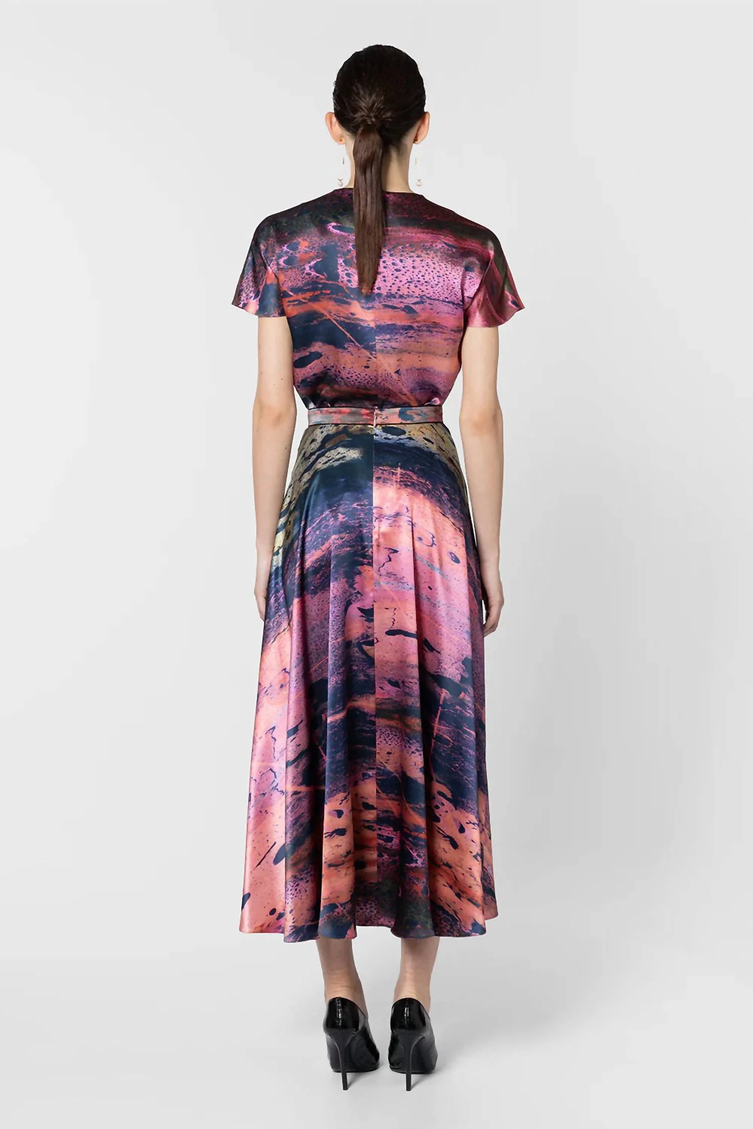 Zua Top In Brush Framboise / Navy - Image 4